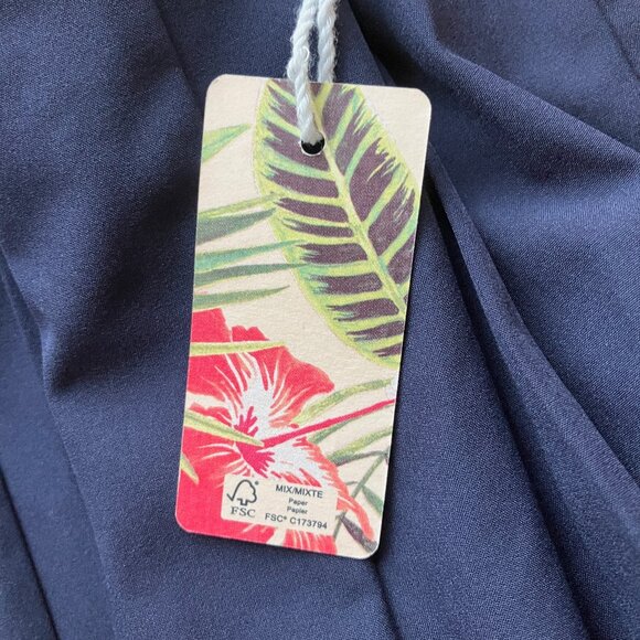 Tommy Bahama Everyday Active Pleated Skort Navy Blue Women’s L NWT - Picture 8 of 10